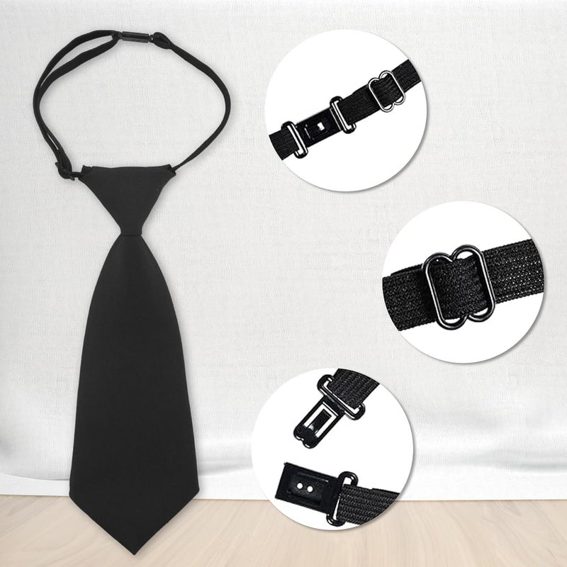 TORMEN Men Bow Tie & 8 Inch Pre Necktie Adjustable Length - Image 3